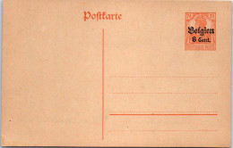 THEMES - TIMBRE - Carte Allemande Occupation De Belgique  - Timbres (représentations)