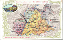04 - Carte Geographique Du Departement, Edition Aiguebelle - Other & Unclassified