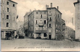 07 ANNONAY - La Place De La Rotonde. - Autres & Non Classés