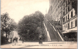 75018 PARIS - L'escalier De La Rue Muller  - District 18