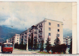 USSR Old Uncirculated Postcard - LAZ 695 Bus In Yalta - Bus & Autocars