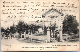 37 HOMMES - Le Chalet Et L'avenue De La Gare. - Andere & Zonder Classificatie