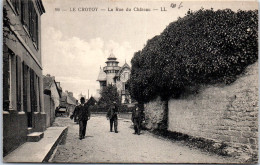 80 LE CROTOY - Vue De La Rue Du CHATEAU. - Le Crotoy
