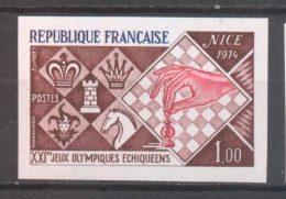 Jeux échiquéens YT 1800 De 1974 Sans Trace De Charnière - Non Classificati