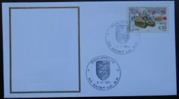 S099 Cachet Temporaire Saint Lo 50 Manche Libération 6 Juillet 1994 - Commemorative Postmarks