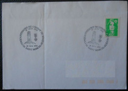 S102 Cachet Temporaire Saint Marcel 56 Morbihan Cinquantenaire Du Combat Du Maquis 18 Juin 1994 - Commemorative Postmarks