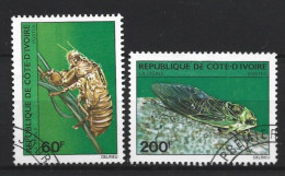 Côte D'Ivoire 1980 Insect Y.T.  553/554.  (0) - Ivory Coast (1960-...)