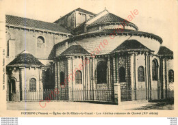 86.  POITIERS .  Eglise De St-Hilaire Le Grand .  Les Absides Romanes Du Chevet . - Poitiers