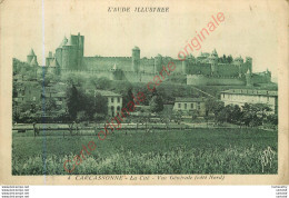 11.  CARCASSONNE .  Cité .  Vue Générale Côté Nord . - Carcassonne