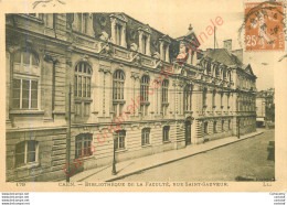 14.  CAEN .  Bibliothèque De La Faculté Rue St-Sauveur . - Caen