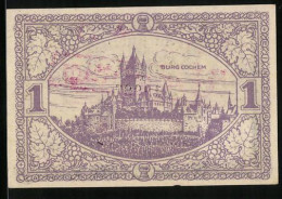 Notgeld Cochem 1918, 1 Mark, Ansicht Der Burg  - [11] Local Banknote Issues