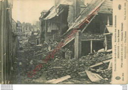 80.  PERONNE .  Les Ruines .  Guerre 1914 ... Retraite Des Allemands . - Peronne