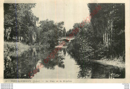 38.  PONT DE CHERUY .  Le POnt Et La Bourbre .  - Pont-de-Chéruy