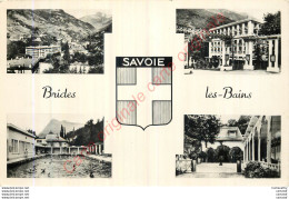 73.   BRIDES LES BAINS .  CP Multivues . - Brides Les Bains