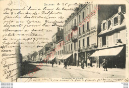 90.  BELFORT .  Faubourg De France . - Belfort - Città