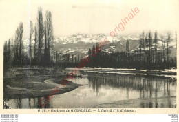 38.  GRENOBLE .  L'Isère à L'Ile D'Amour . - Grenoble