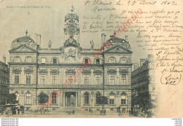 69.  LYON . Façade De L'Hôtel De Ville .  - Lyon 1