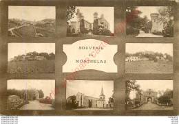 69.  SOUVENIR  DE  MONTMELAS .  CPA Multivues . - Otros & Sin Clasificación