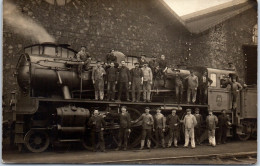 87 LIMOGES - TOP CARTE PHOTO - Locomotive En Gare Des Benedictins  - Limoges