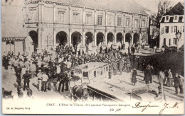 70 GRAY - Hotel De Ville En 1870, Occupation Allemande  - Gray
