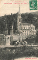 FRANCE - Lourdes - La Basilique - Vue De Côté - Carte Postale Ancienne - Lourdes