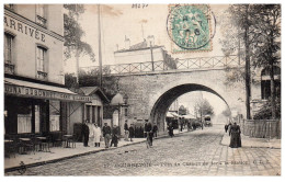 92 COURBEVOIE - Pont Du Chemin De Fer A La Station. - Courbevoie