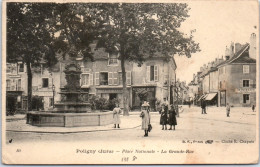 39 POLIGNY - Place Nationale, La Grande Rue. - Autres & Non Classés