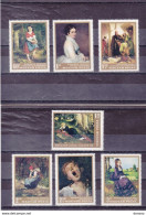 HONGRIE 1966 PEINTURES Yvert 1865-1871, Michel 2291-2297 NEUF** MNH Cote Yv 11,50 Euros - Unused Stamps