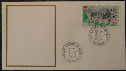 S109 Cachet Temporaire Sainte Marie Du Mont 50 Manche Débarquement 4 Juin 1994 - Handstempels