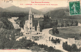 FRANCE - Lourdes - La Basilique - Vue Plongeante Sur La Basilique - Carte Postale Ancienne - Lourdes