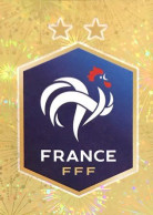 1 Logo FFF - Panini Football Au Plus Près Des Bleus Intermarché 2020 Sticker Vignette - Altri & Non Classificati