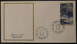 S111 Cachet Temporaire Sainte Marie Du Mont 50 Manche Débarquement 6 Juin 1994 - Bolli Manuali