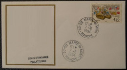 S114 Cachet Temporaire Sainte Marie Du Mont 50 Manche Débarquement 7 Juin 1994 - Matasellos Manuales