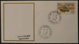 S114 Cachet Temporaire Sainte Marie Du Mont 50 Manche Débarquement 7 Juin 1994 - Manual Postmarks