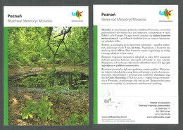 Wp Poland, Poznań B, Craters Meteorite Reserve Nature Forest Trees Krater Meteoritenreservat Naturwaldbäume Water Ponds - Disasters