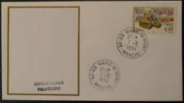 S115 Cachet Temporaire Sainte Marie Du Mont 50 Manche Débarquement 7 Juin 1994 - Manual Postmarks