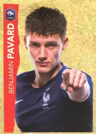 9 Benjamin Pavard - Panini Football Au Plus Près Des Bleus Intermarché 2020 Sticker Vignette - Andere & Zonder Classificatie