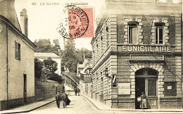 2084 - Seine Maritime -  LE HAVRE : CHEMIN DE FER DE LA COTE , GARE DU FUNICULAIRE   1906 - Ohne Zuordnung