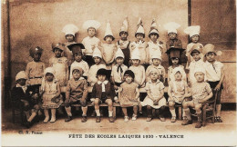 2086 - Drome  -  VALENCE :  FETE DES ECOLES LAIQUES EN 1930 - Valence