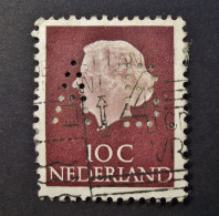 Nederland - Pays-Bas - Juliana -  Perfin - Lochung -  A.B. -  N.V.Chemicalienhandel V/h Firma A.Bisschop Pzoon Cancelled - Perforadas