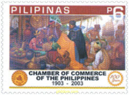 136728 MNH FILIPINAS 2003 CENTENARIO DE LA CAMARA DE COMERCIO - Philippinen