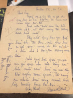 South Vietnam Letter-sent Mr Ngo Dinh Nhu -year-22/10/1953 No-373- 5 Pcs Paper Very Rare - Documents Historiques