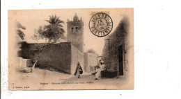 ALGERIE BLANC SUR CARTE DE BISKRA 1906 - Other & Unclassified