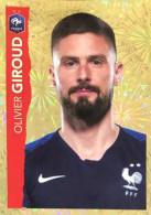 23 Olivier Giroud - Panini Football Au Plus Près Des Bleus Intermarché 2020 Sticker Vignette - Andere & Zonder Classificatie