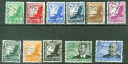 Allemagne Yvert PA 43/53 Ou Michel 529/539 Ob TB - Usati