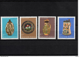 HONGRIE 1968 Journée Du Timbre, Poteries Yvert 2001-2004, Michel 2443-2446 NEUF** MNH Cote 5,20 Euros - Ongebruikt