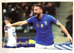 34 Olivier Giroud - Panini Football Au Plus Près Des Bleus Intermarché 2020 Sticker Vignette - Other & Unclassified