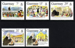 Guernsey 407/411 ** MNH. 1987 - Guernsey