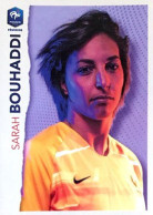 38 Sarah Bouhaddi - Panini Football Au Plus Près Des Bleus Intermarché 2020 Sticker Vignette - Andere & Zonder Classificatie