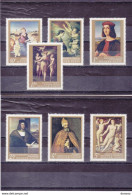 HONGRIE 1968 Peintures Italiennes, Raphaël, Strozzi, Titien, Bronzino Yvert 2011-2017 NEUF** MNH Cote Yv 6 Euros - Ungebraucht